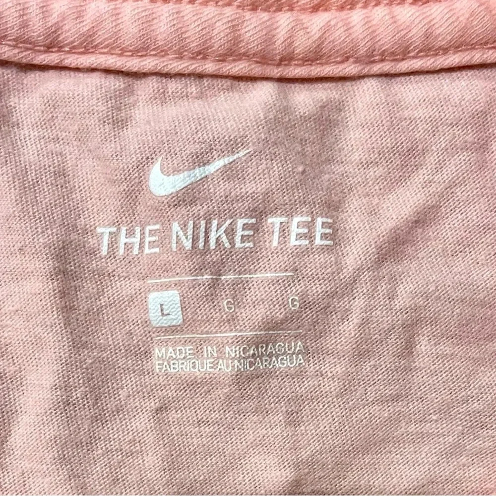 Nike Shirt Girls Large Pink Swoosh Logo Athletic Youth Kids Large - Picture 4 of 5
